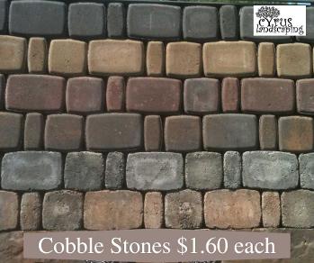 cyrus landscaping cobble stone